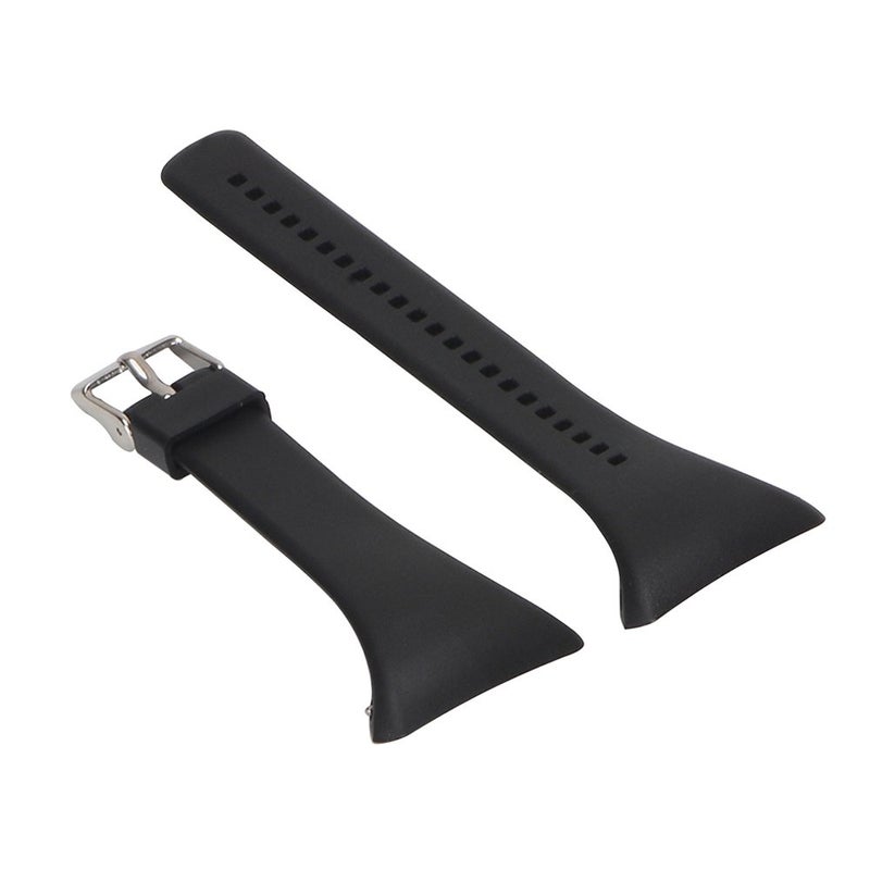 EXMRAT Compatible with Polar FT4 FT7 Watch Band, Replacement Wristbands Silicone Watch Strap for Polar FT4 / FT7 Heart Rate Monitor (Black) - Image 3